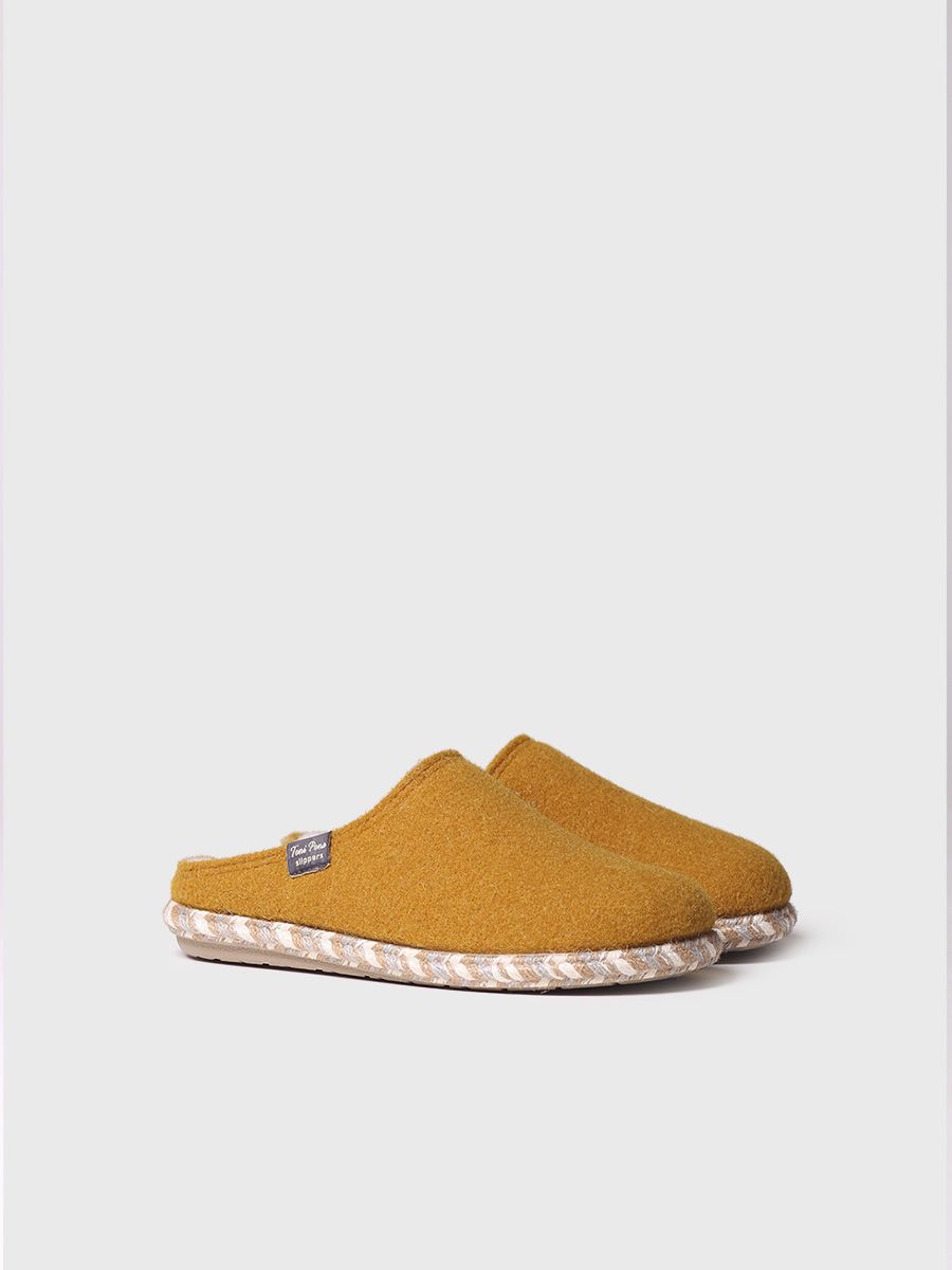 Women's slippers in felt - DELI-FP