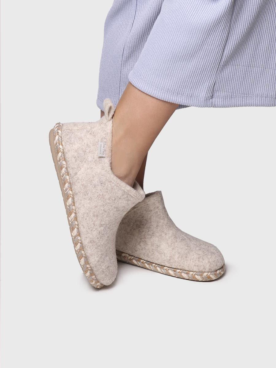 Women's slippers in felt - DUNA-FP