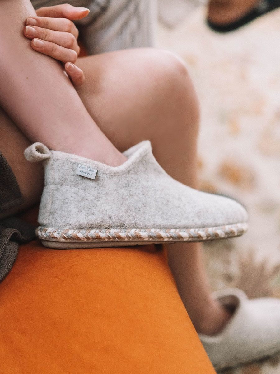 Women's slippers in felt - DUNA-FP