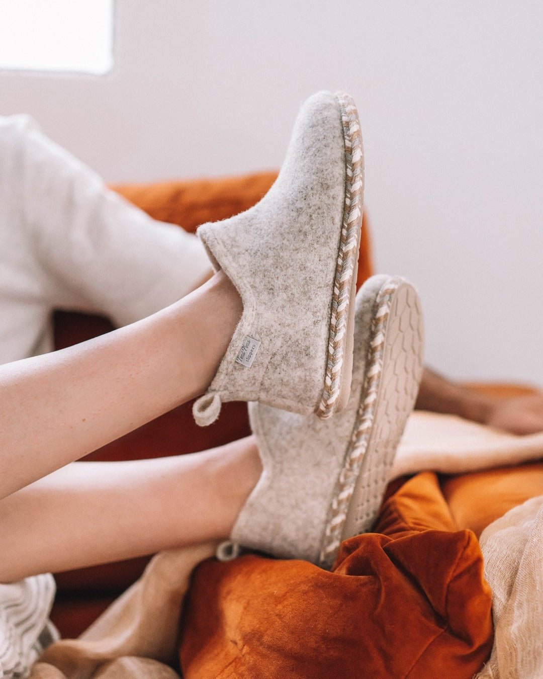 Women's slippers in felt - DUNA-FP