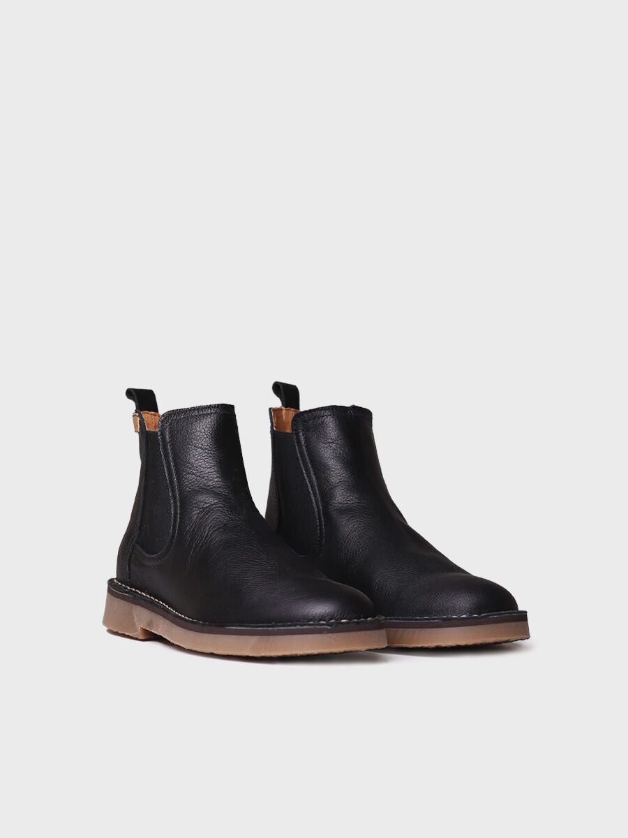 Women's ankle boot in leather - ISA-PO