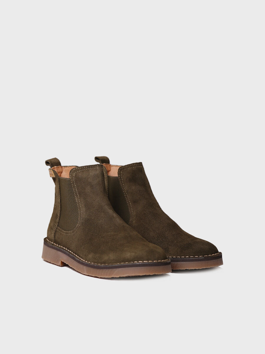 Women's ankle boot in suede - ISA-SY