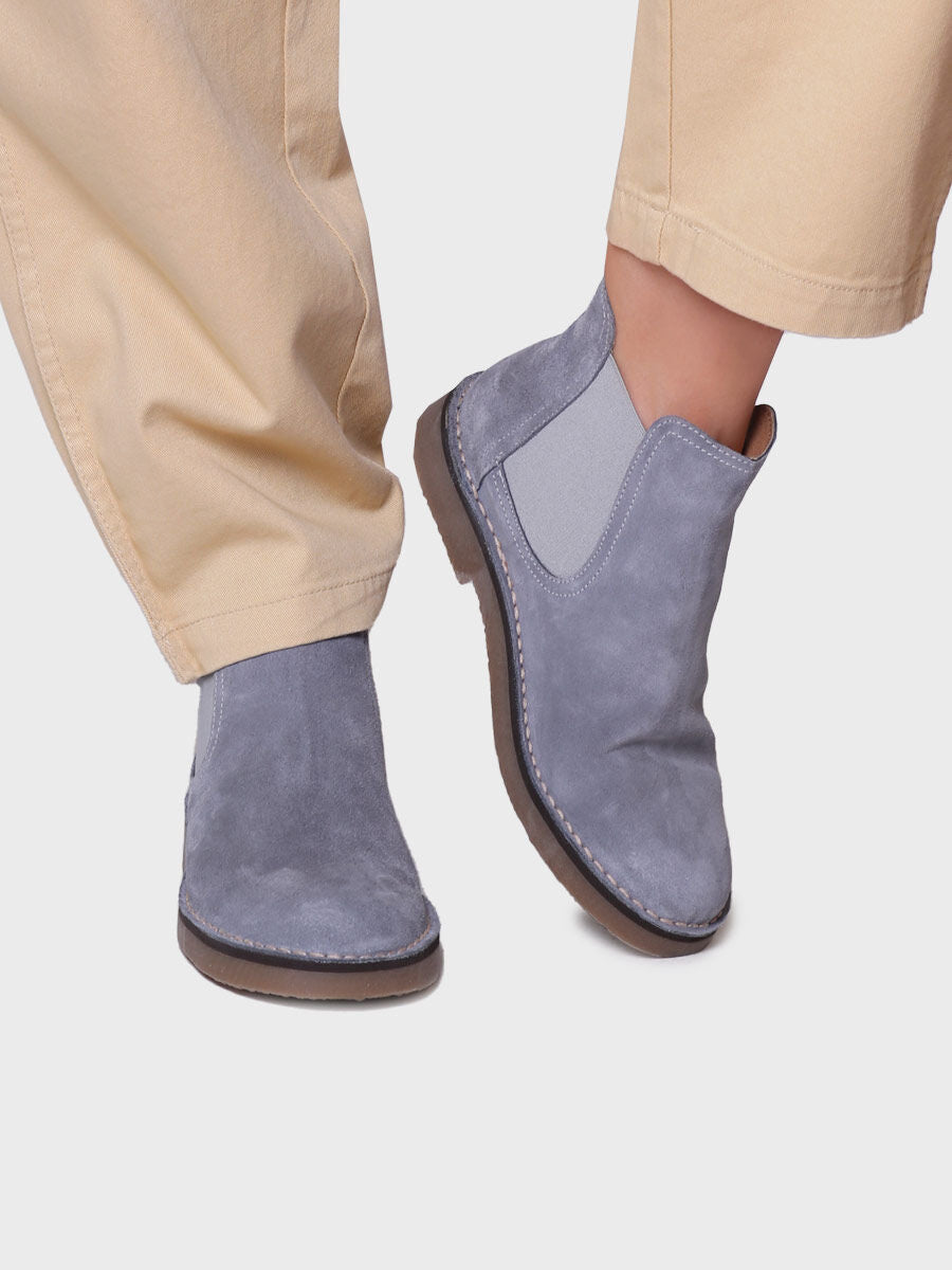 Women's ankle boot in suede - ISA-SY