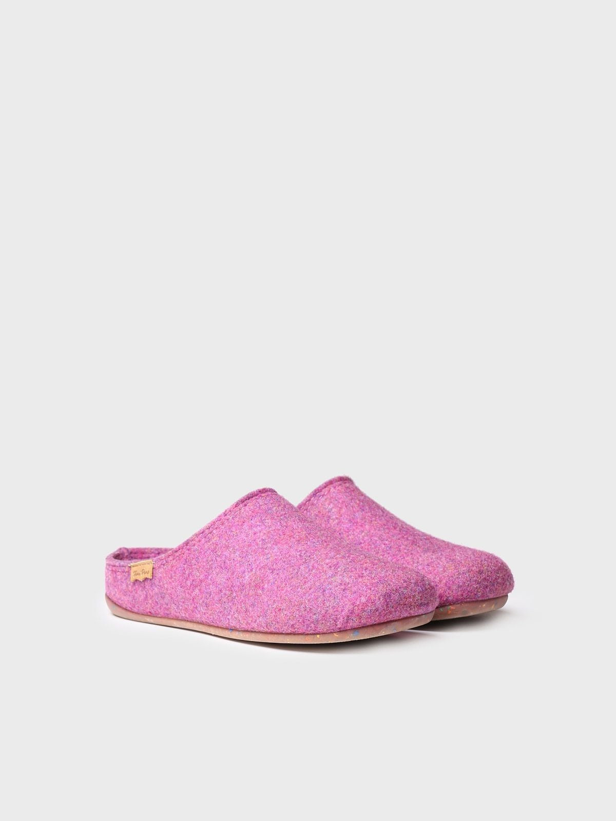 MONA-FR - Women's clog-style slipper in recycled felt