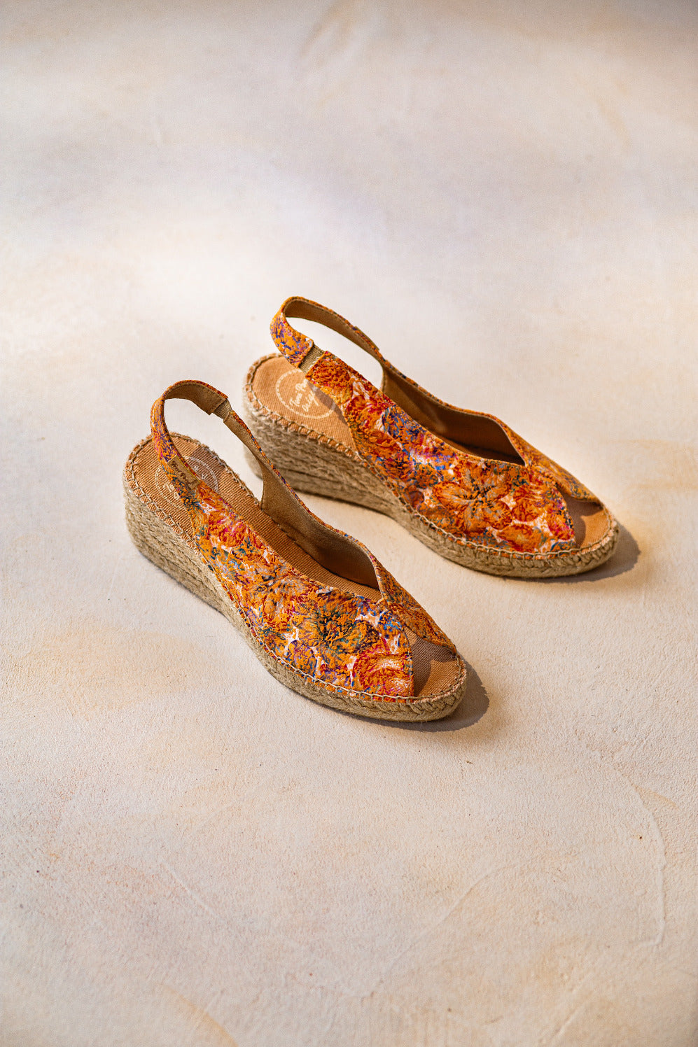 Peep toe wedge espadrille | LAILA-LL