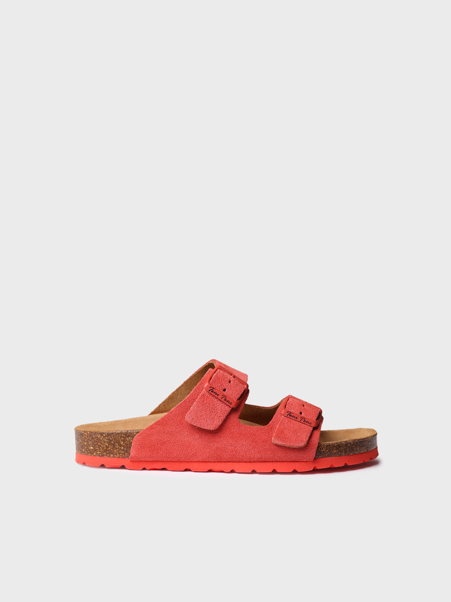 Women's double buckle sandal - GHANA-QT