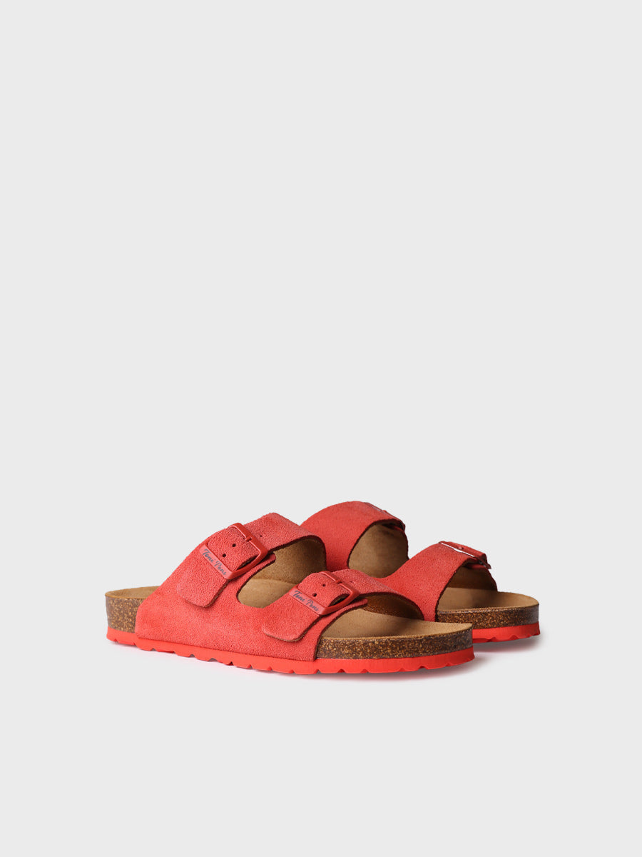 Women's double buckle sandal - GHANA-QT