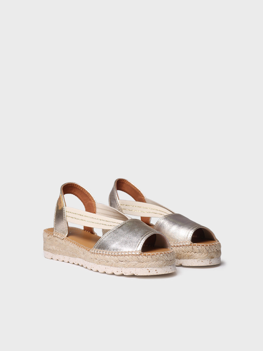 Jute platform sandal for women - ESTEL-SW