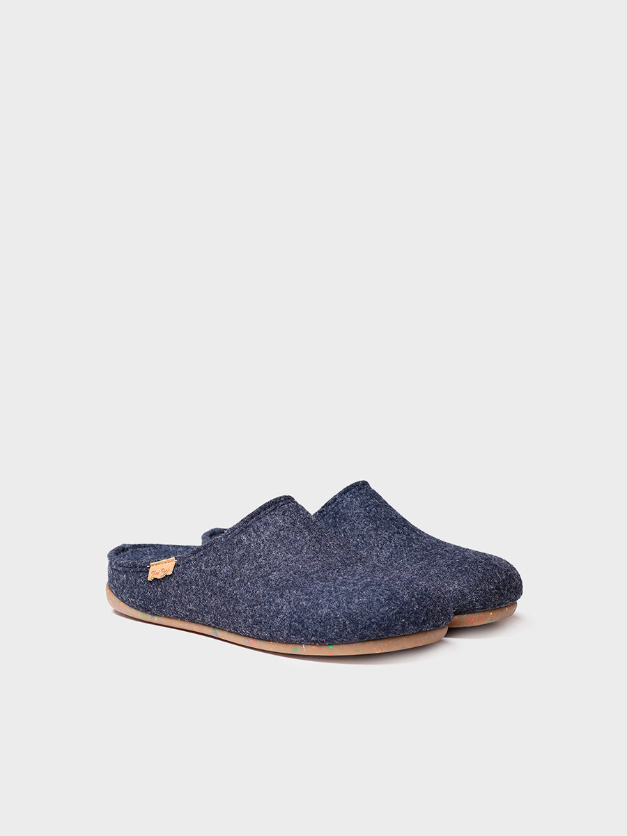 MONA-FR - Women's clog-style slipper in recycled felt