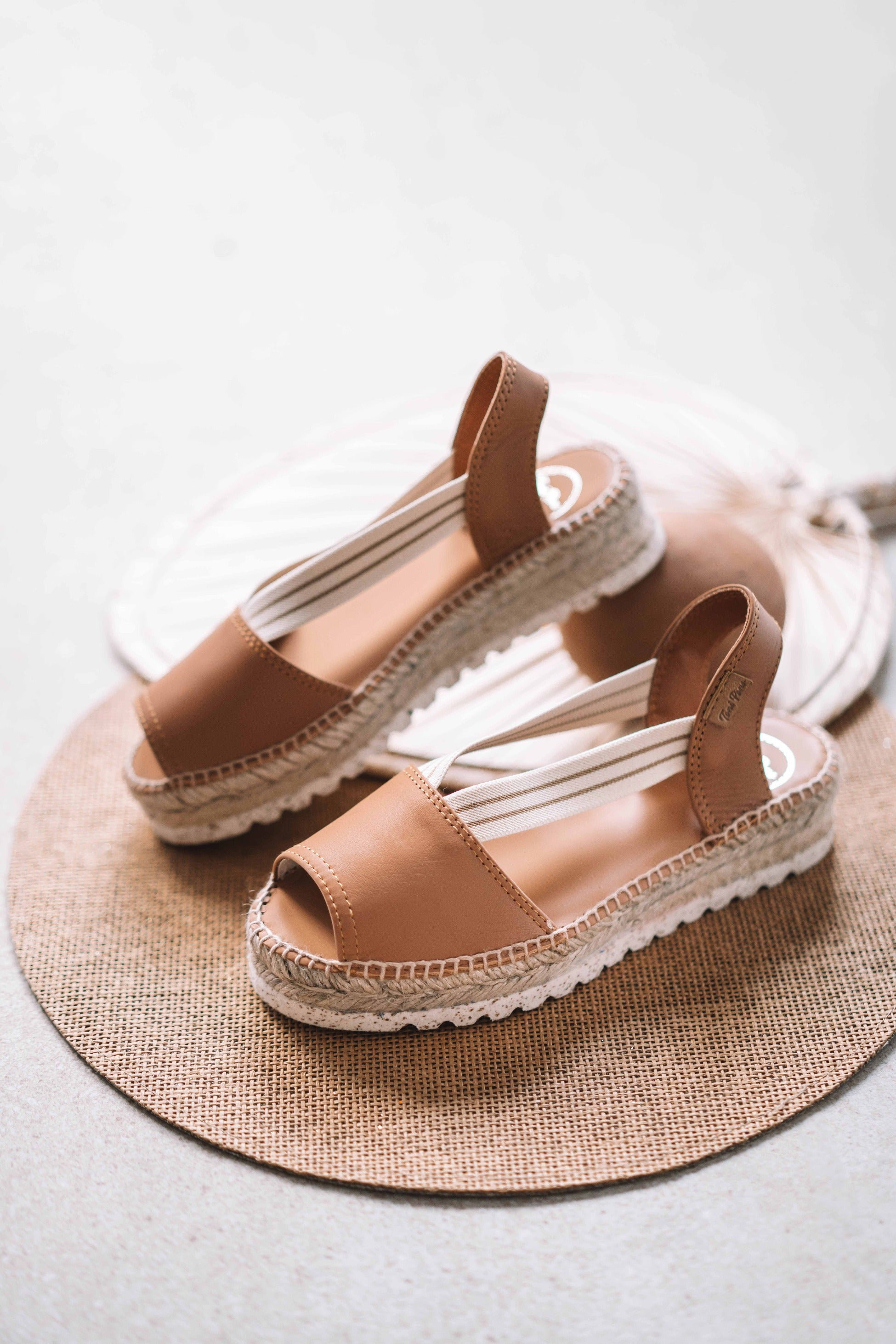 Jute platform sandal for women - ESTEL-SW