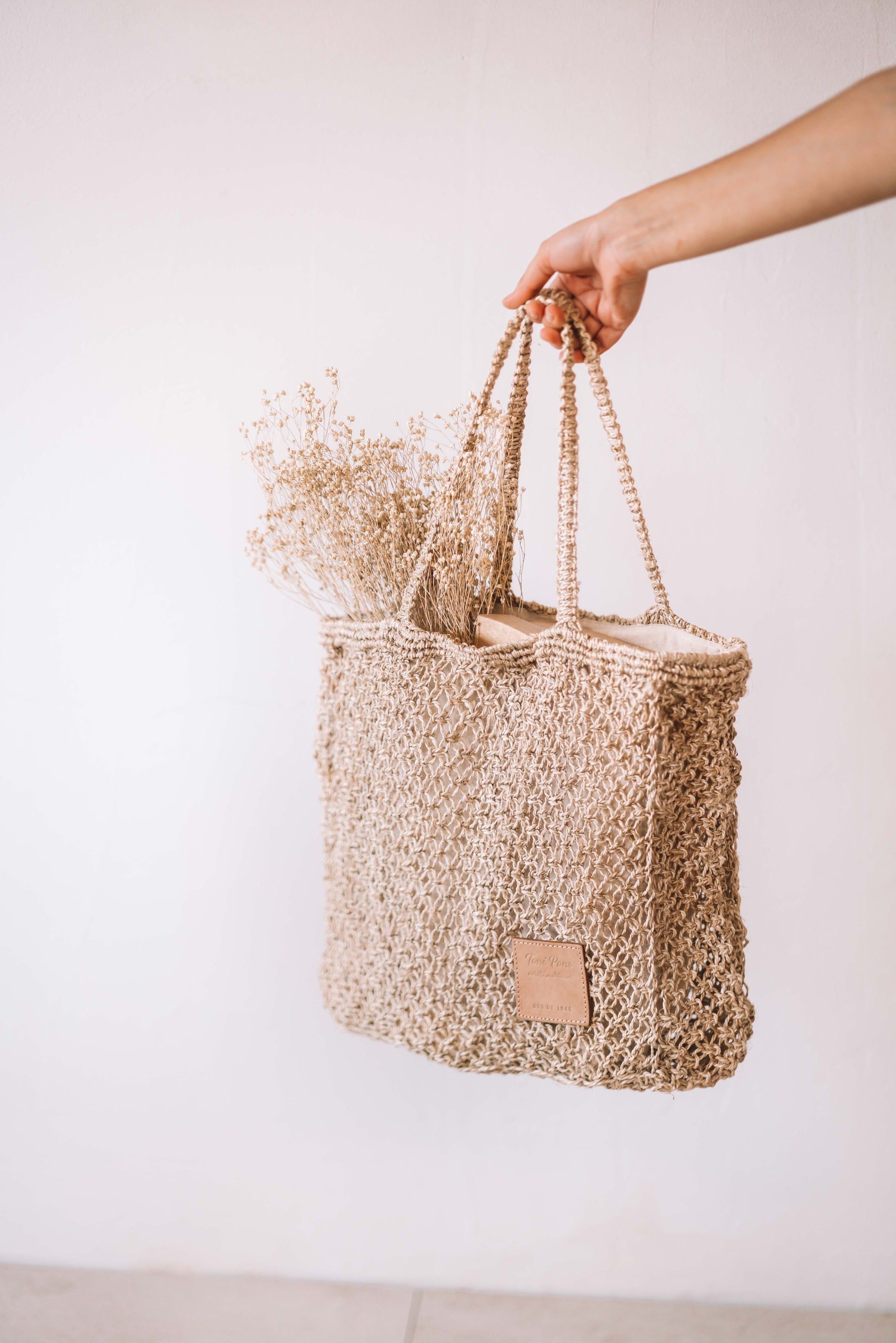 Women's shopper bag in jute braid - GANGES