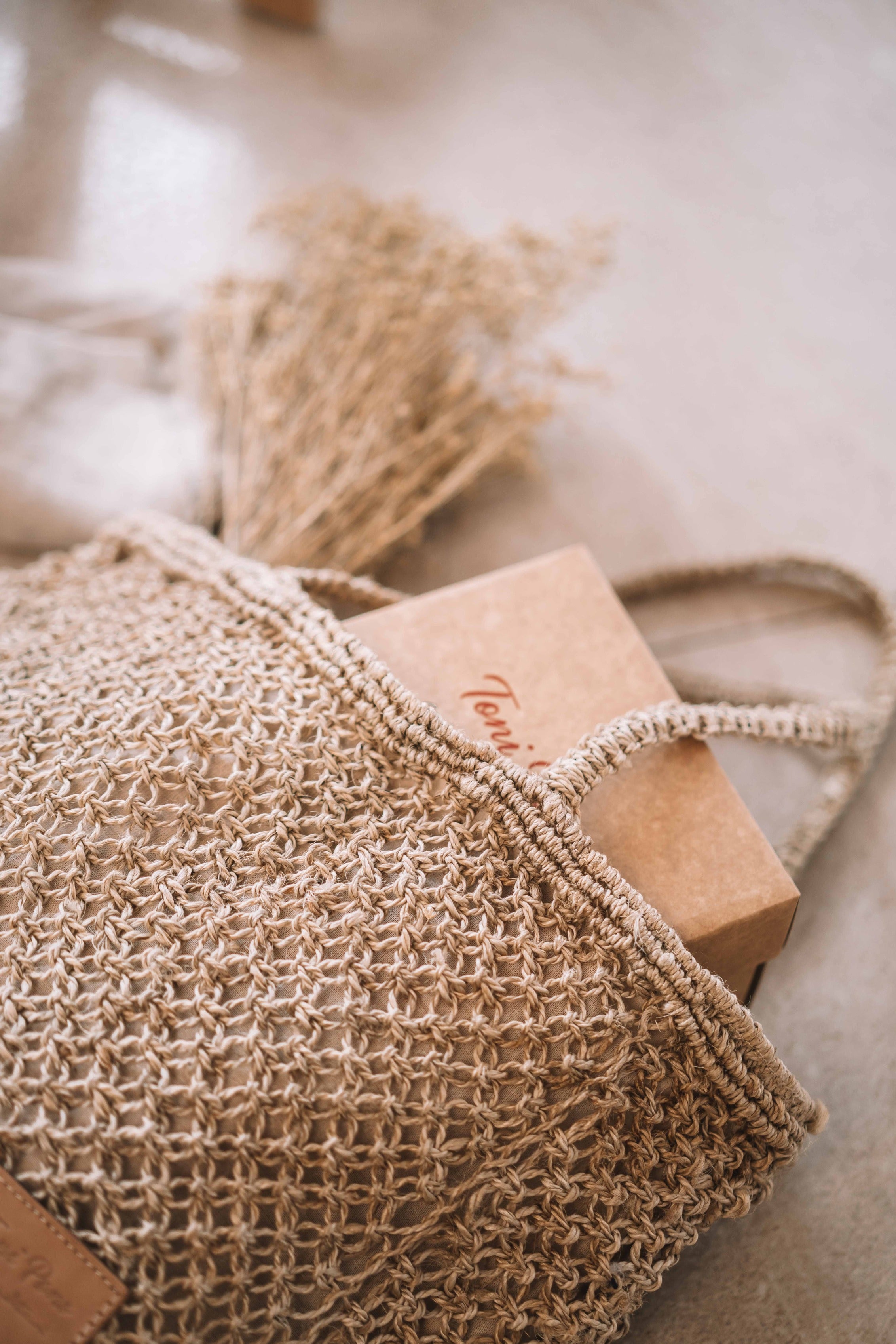 Women's shopper bag in jute braid - GANGES