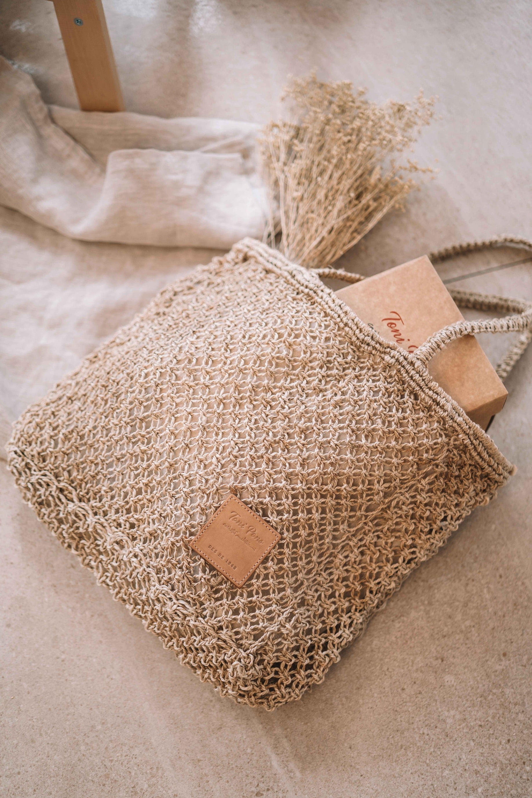 Women's shopper bag in jute braid - GANGES