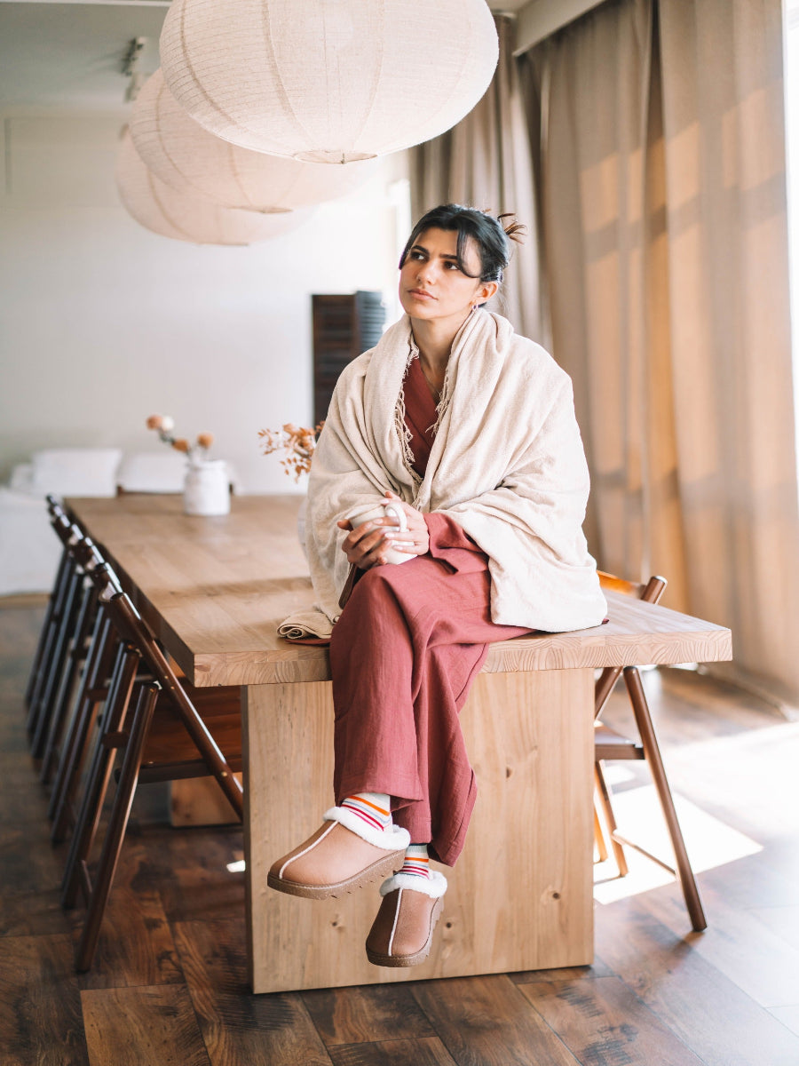 METZ - Women's slipper with platform sole