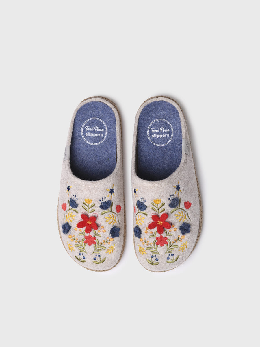 DELI-EF - Women's Slippers in Felt