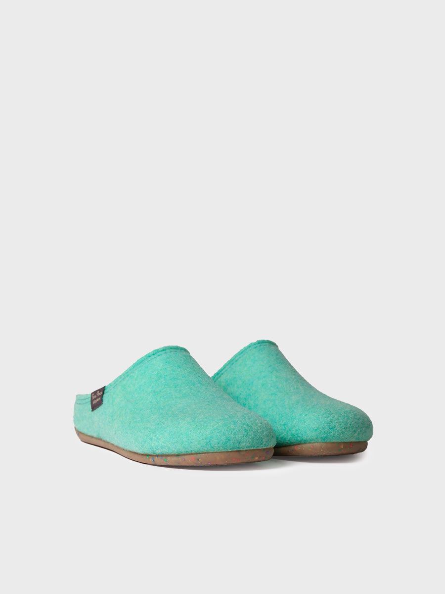 MONA-FR - Women's clog-style slipper in recycled felt