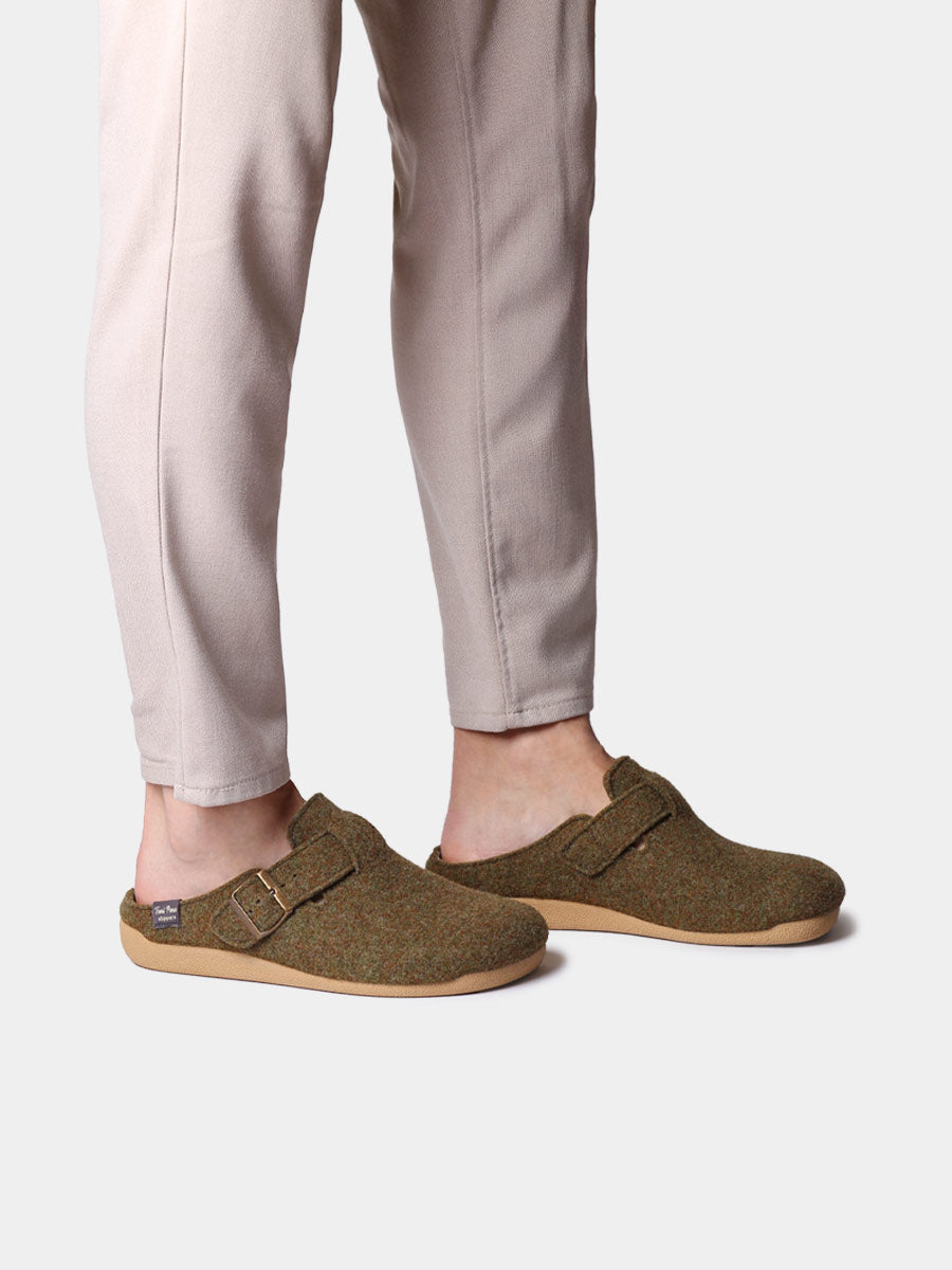 NORTON-FP - Men's clog-style slipper in felt