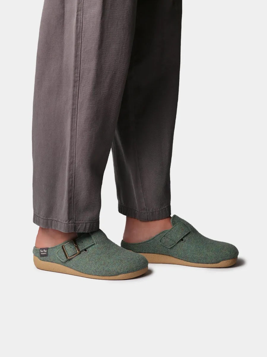 MIMA-FP - Women's clog-style slipper with buckle