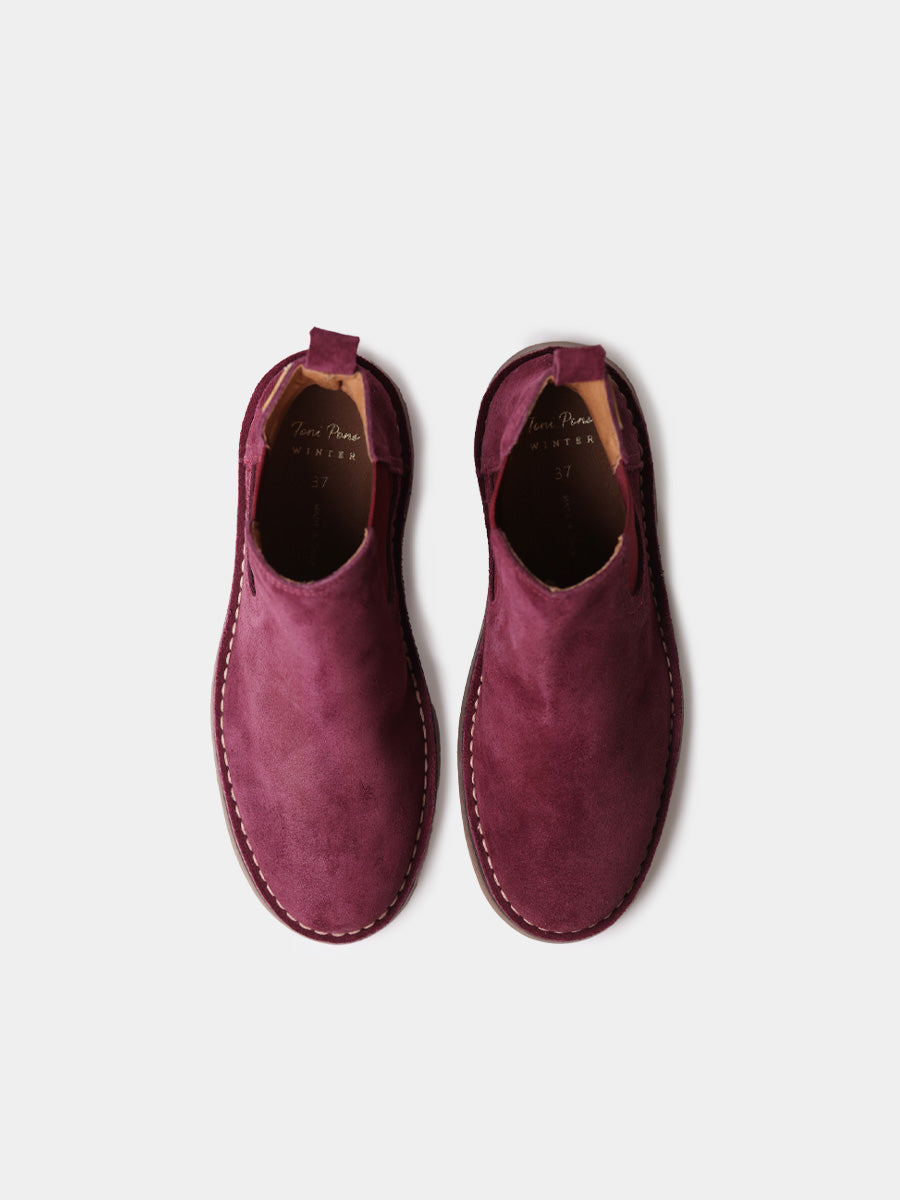 Women's ankle boot in suede - ISA-SY