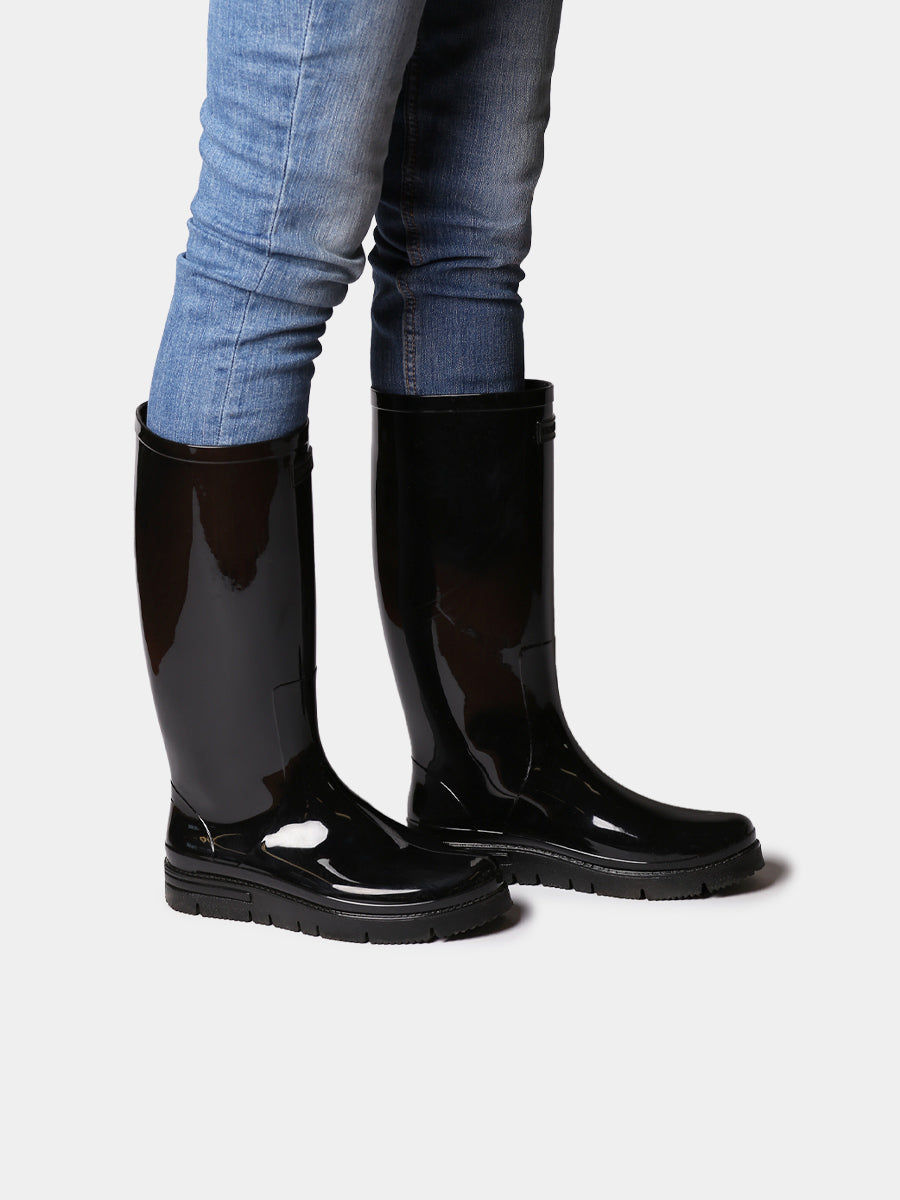 Women's rubber rain boot with a glossy finish | CLERMONT