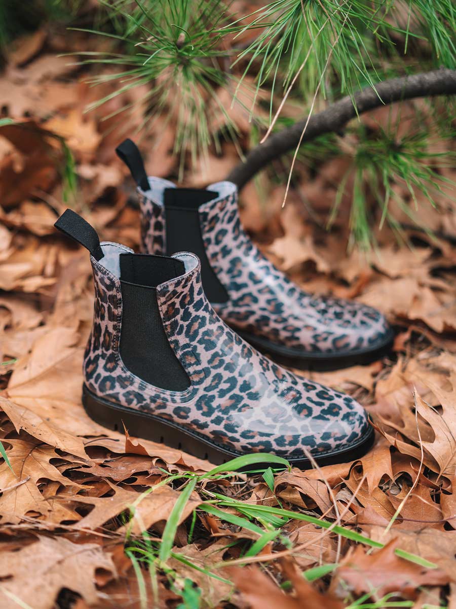 Women's rain boots with animal print | KRAKOW