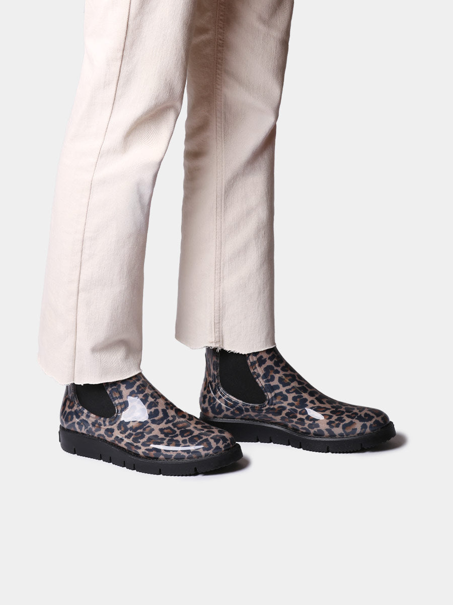 Women's rain boots with animal print | KRAKOW