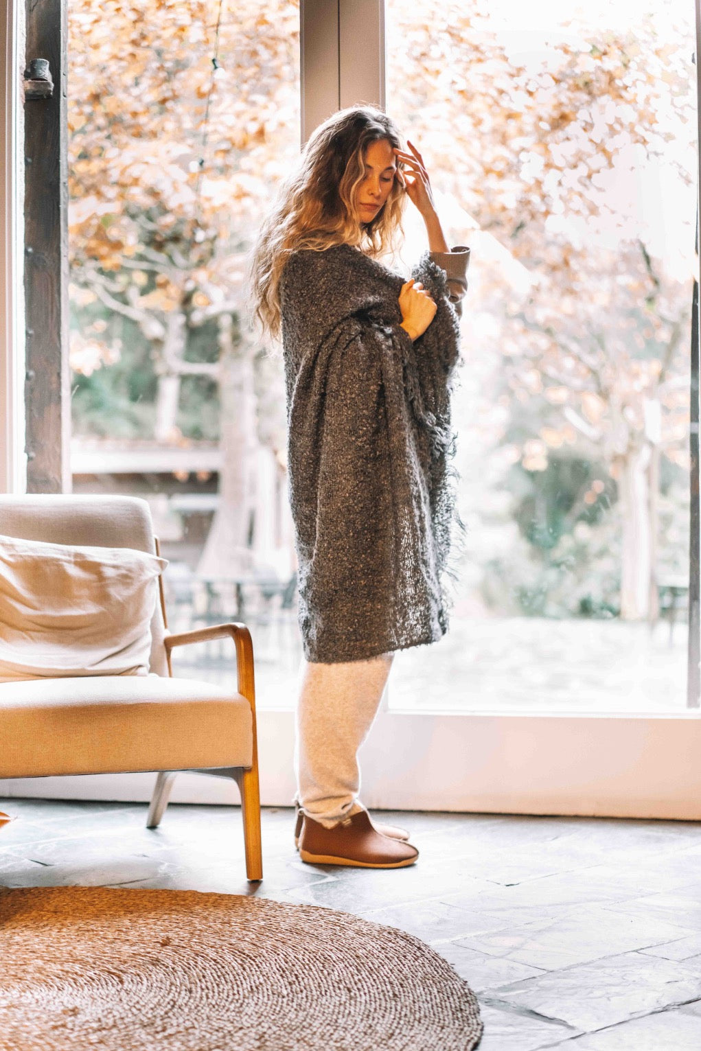 Chaussons style botte pour femme - MOSCU-BD