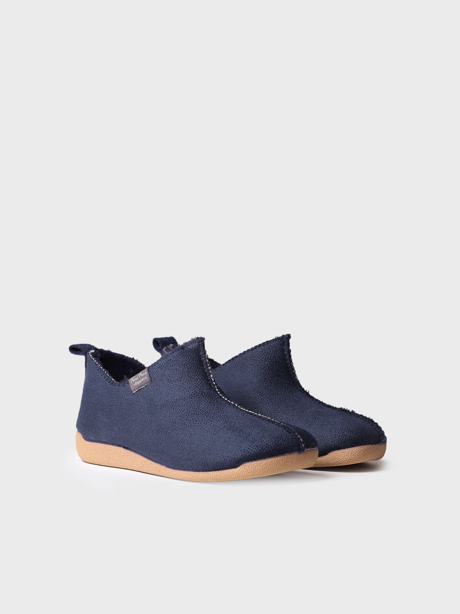 Pantoufles bottines en similicuir pour femme | MOSCOU-BD