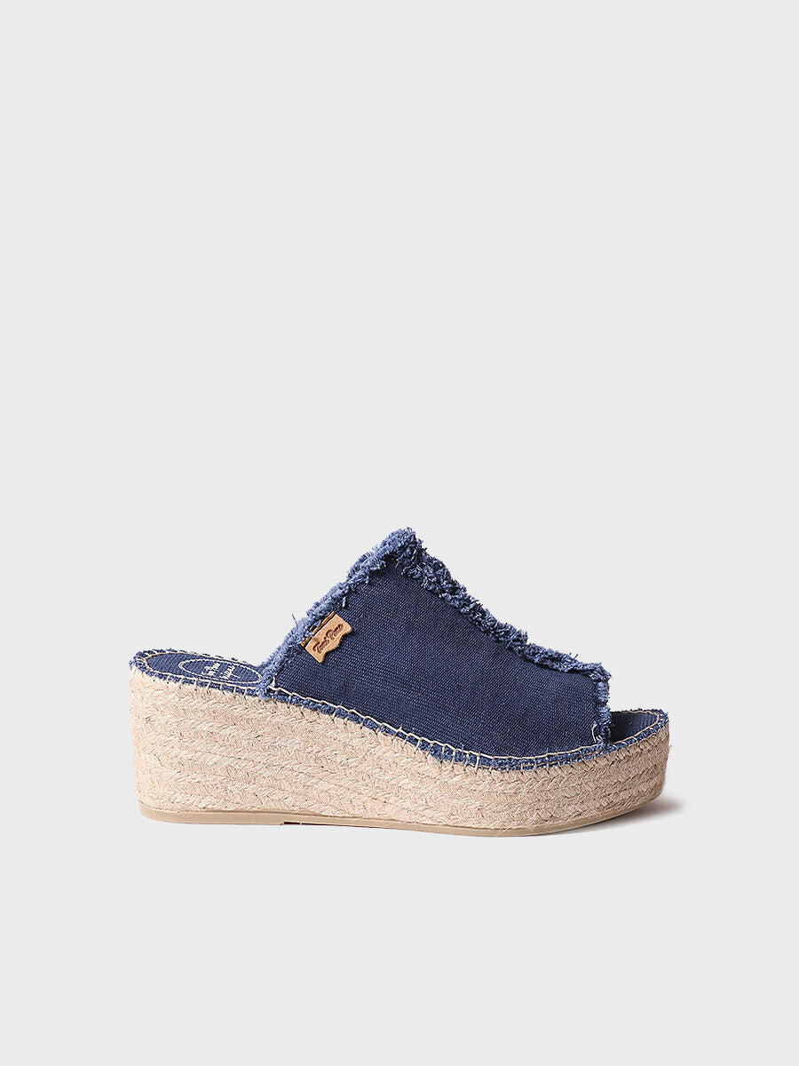 Slingback women's espadrilles - ITACA-NAVY