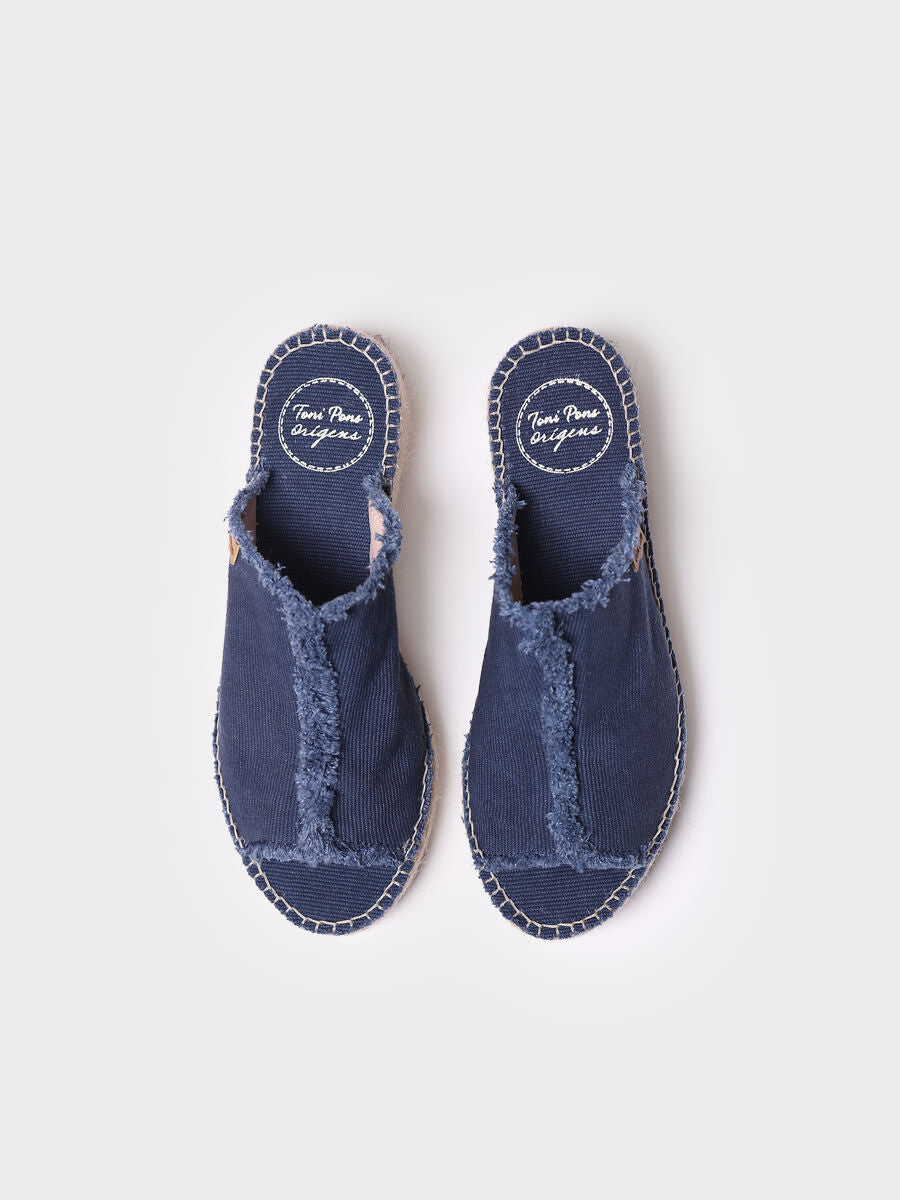 Slingback women's espadrilles - ITACA-NAVY